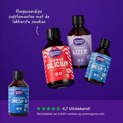 Yummygums Vegan Omega 3 uit Algen Vloeibaar - 150ml