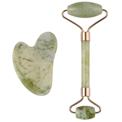 Zoe Ayla Jade Gua Sha and Roller Set